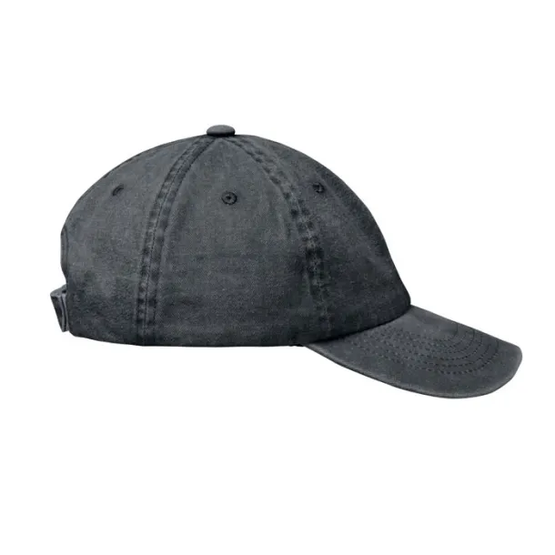 BEAU 6 panel baseball cap 265 gr/m² Black