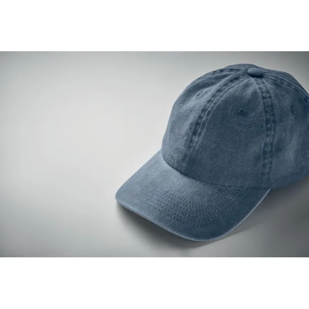 BEAU 6 panel baseball cap 265 gr/m² Blue