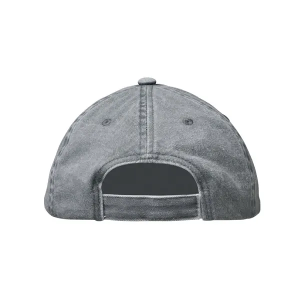 BEAU 6 panel baseball cap 265 gr/m² Grey
