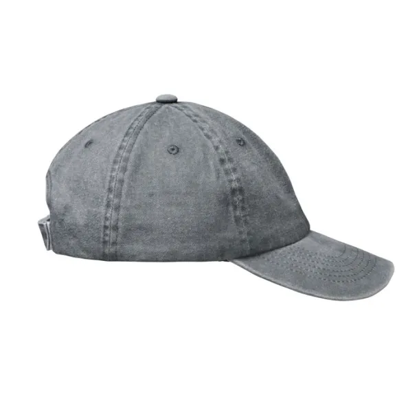 BEAU 6 panel baseball cap 265 gr/m² Grey