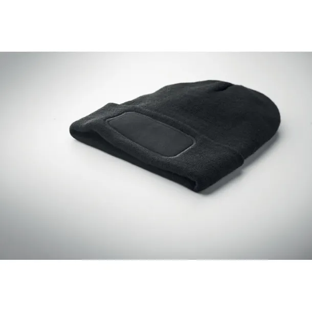CAPNIT Unisex kapica RPET poliester Crna