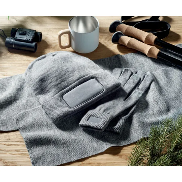 CAPNIT Unisex beanie RPET polyester Stone Grey