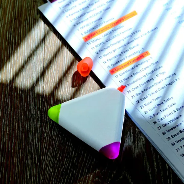 TRIANGULO trokutasti marker Bijela