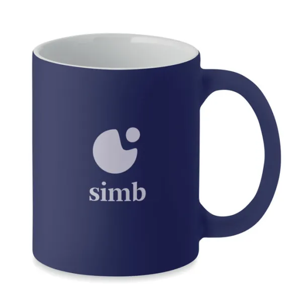 DUBLIN COLOUR Matt coloured mug 300 ml French navy
