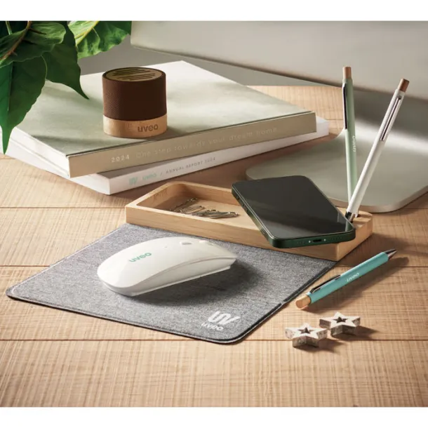 PANDU Wireless charger in bamboo 15W Wood