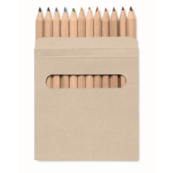 ARCOLOR 12 coloured pencils set Brown