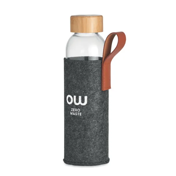 THAI Staklena boca, 500 ml Stone Grey