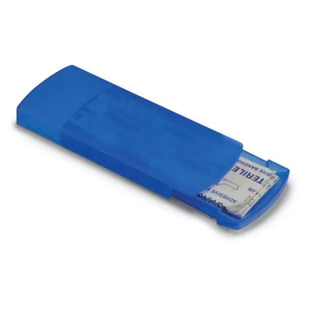 EVAN Container with plasters Transparent Blue