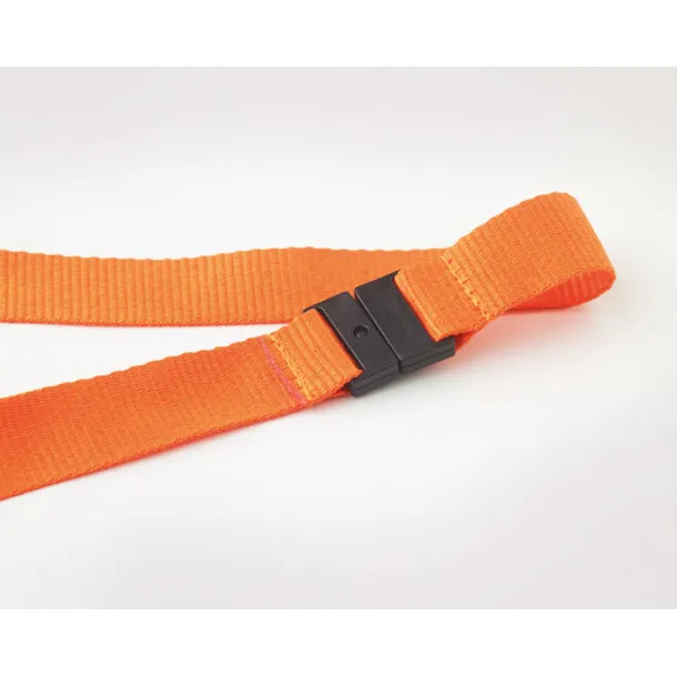 LANY Lanyard with metal hook Orange