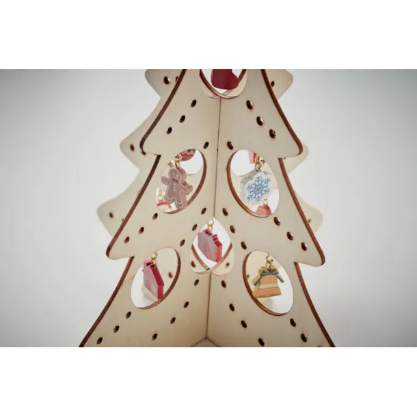 SILUETA Wooden Xmas tree decoration Wood