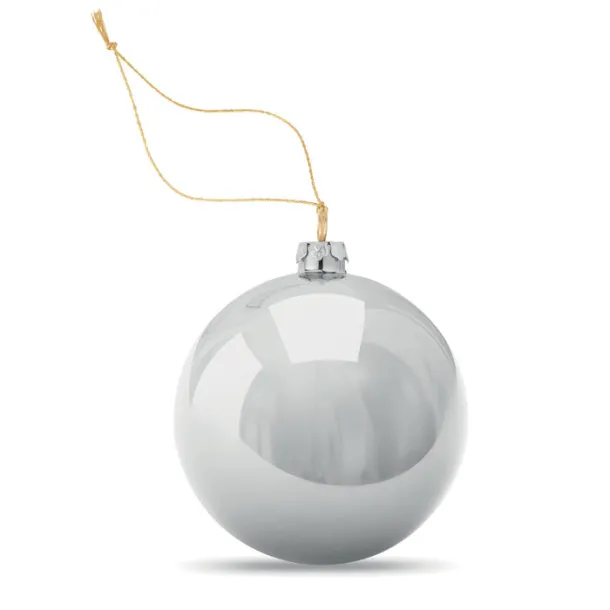 HAPPY BALL božićna kuglica za sublimaciju Srebrna