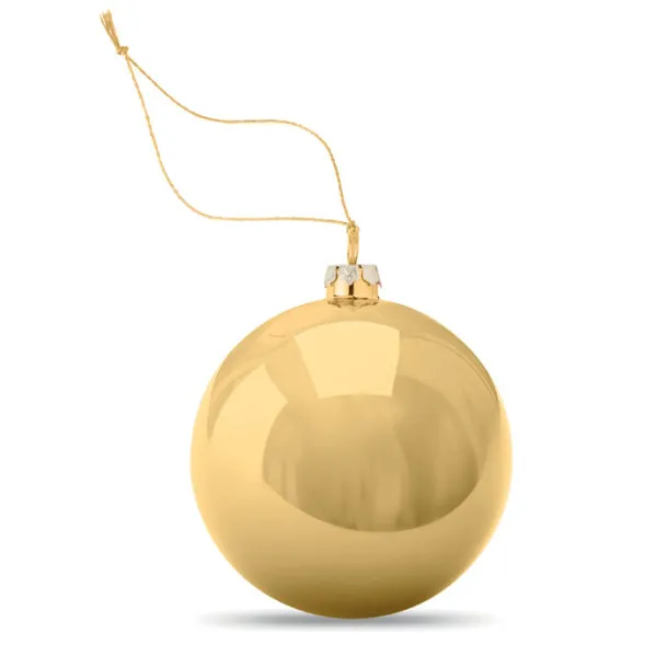 HAPPY BALL božićna kuglica za sublimaciju Zlatna