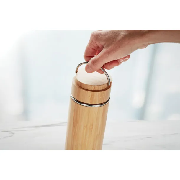 TAMPERE Double wall flask 480 ml Wood