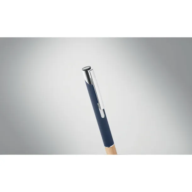 SPARTA Push button aluminium pen Blue