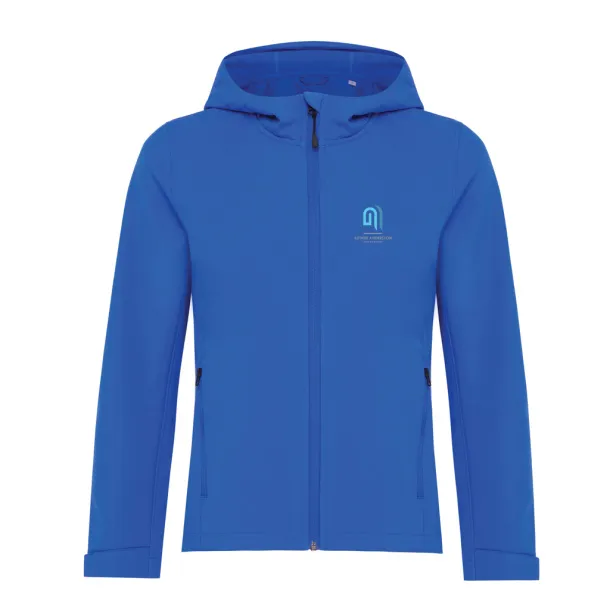  Iqoniq Makalu women recycled polyester soft shell jacket - iqoniq blue 