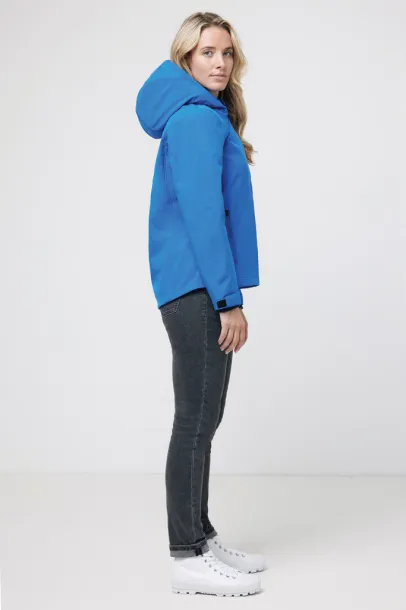  Iqoniq Makalu women recycled polyester soft shell jacket - iqoniq blue 