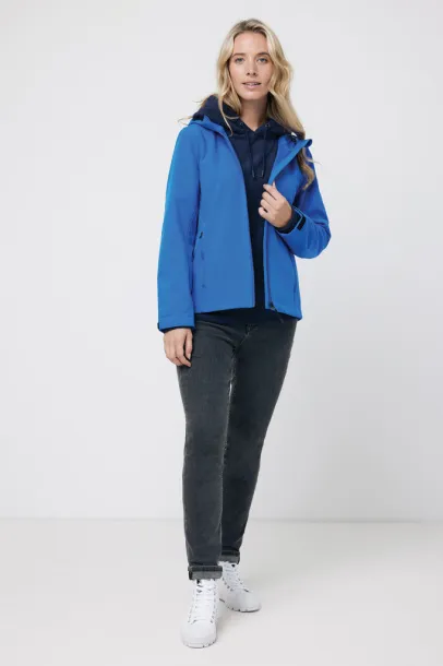  Iqoniq Makalu women recycled polyester soft shell jacket - iqoniq blue 