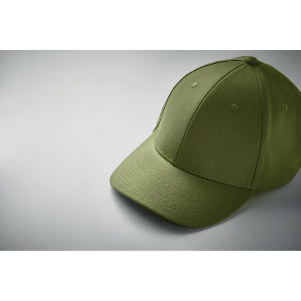 BAHAMAS 6 panel cotton baseball cap Army Green