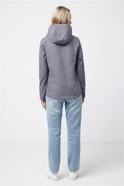  Iqoniq Makalu women recycled polyester soft shell jacket - iqoniq vulcano heather grey