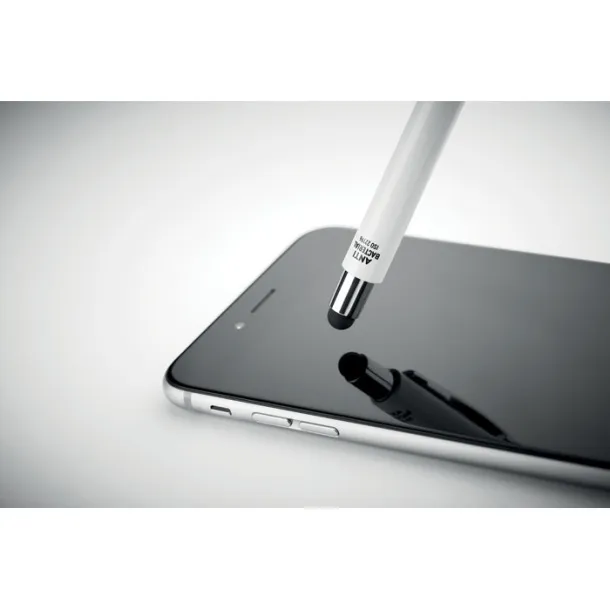 BLANQUITO CLEAN anti-bacterial touch ball pen White