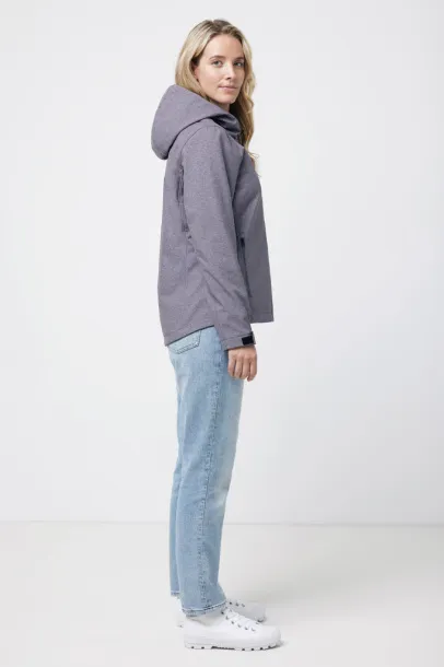  Iqoniq Makalu ženska softshell jakna od recikliranog poliestera - iqoniq vulcano heather grey