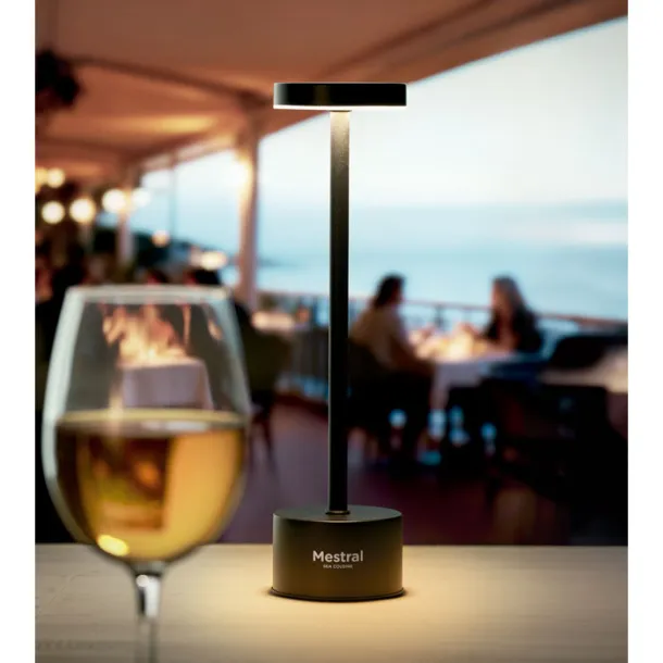 BISTRO aluminijska stolna lampa Crna