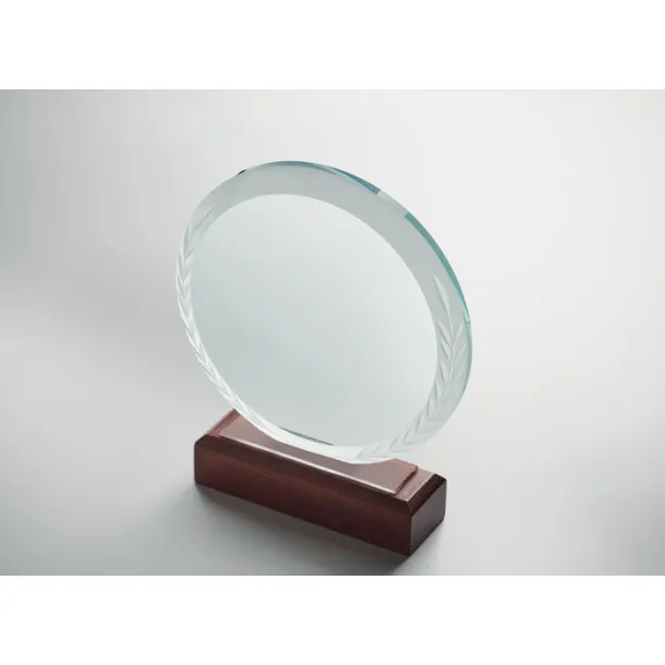 KEEN Round award plaque Brown