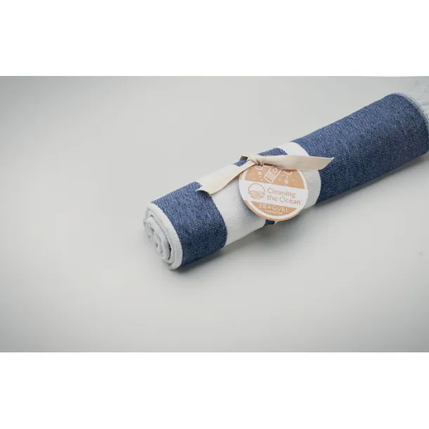 WAVE SEAQUAL® hamam ručnik 100x170, 300 g/m² Plava