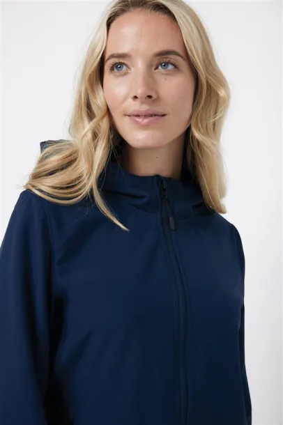 Iqoniq Makalu women recycled polyester soft shell jacket - iqoniq navy