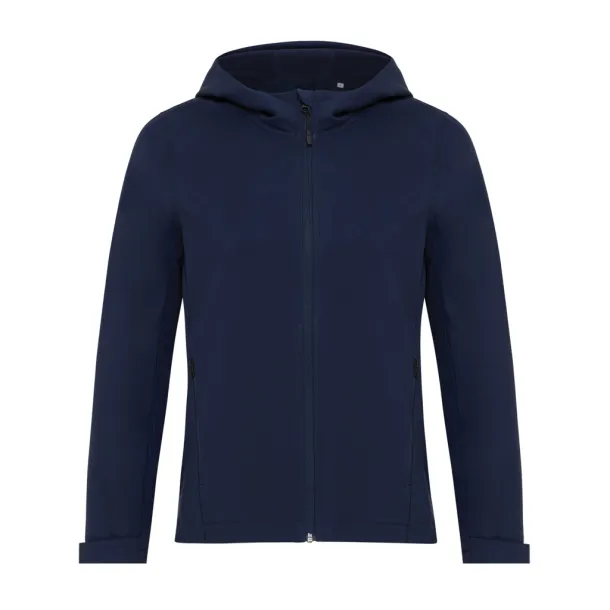  Iqoniq Makalu women recycled polyester soft shell jacket - iqoniq navy
