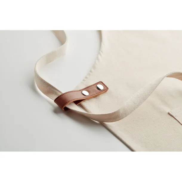 NAGPUR Organic cotton apron 340 gr/m² Beige