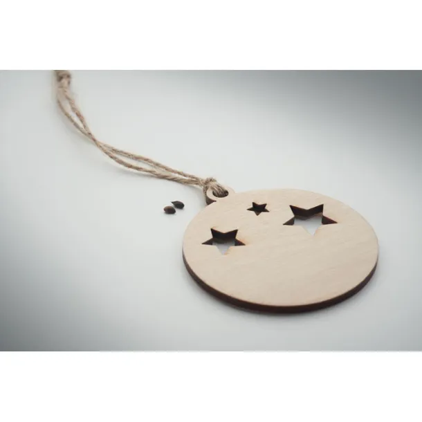 ROSEED Wooden bauble shape hanger Wood