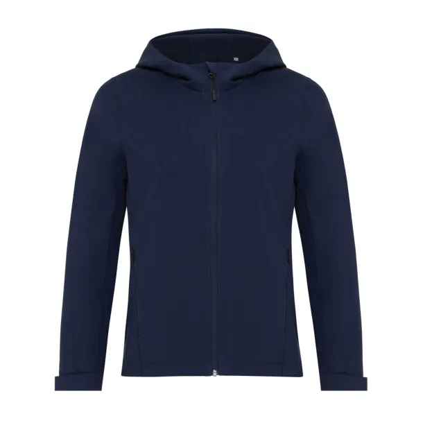  Iqoniq Makalu women recycled polyester soft shell jacket - iqoniq navy