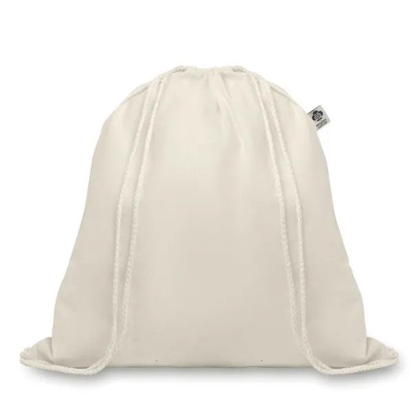 ORGANIC HUNDRED Organic cotton drawstring bag Beige