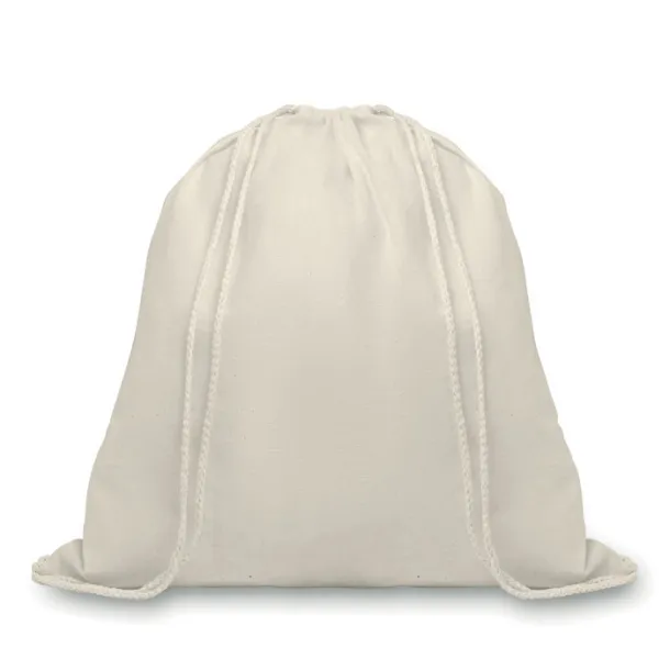 ORGANIC HUNDRED Organic cotton drawstring bag Beige