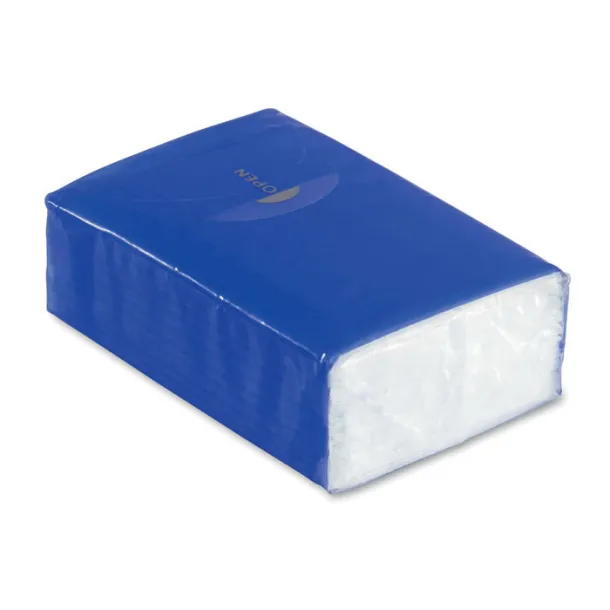 SNEEZIE Mini tissues in packet Royal blue