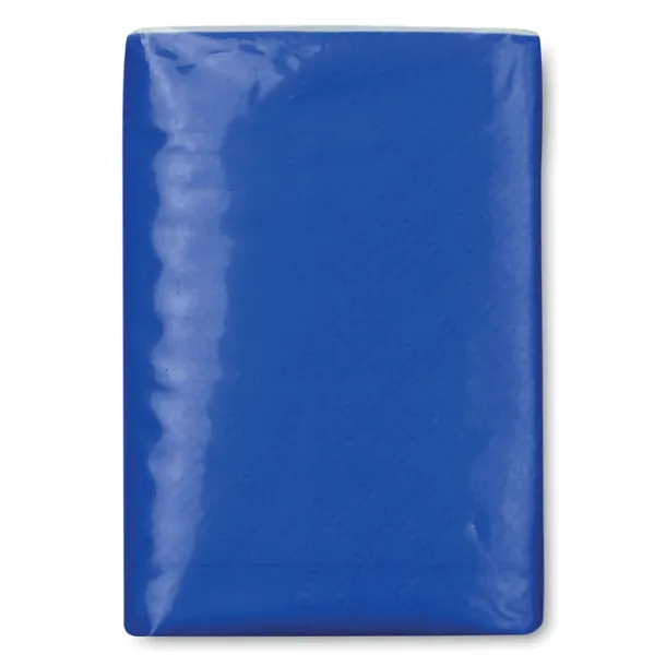 SNEEZIE Mini tissues in packet Royal blue