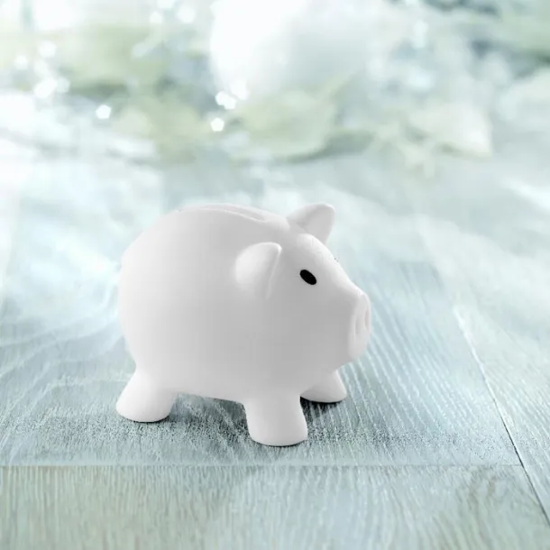 SOFTCO Piggy bank White