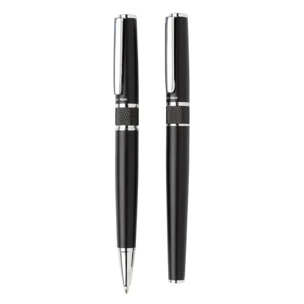  Swiss Peak executive deluxe pen set - Swiss Peak Black 