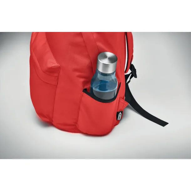 BAPAL+ 600D RPET polyester backpack Red