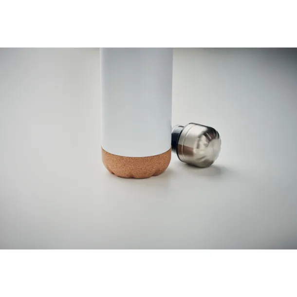 ASPEN CORK Double wall bottle 600 ml White