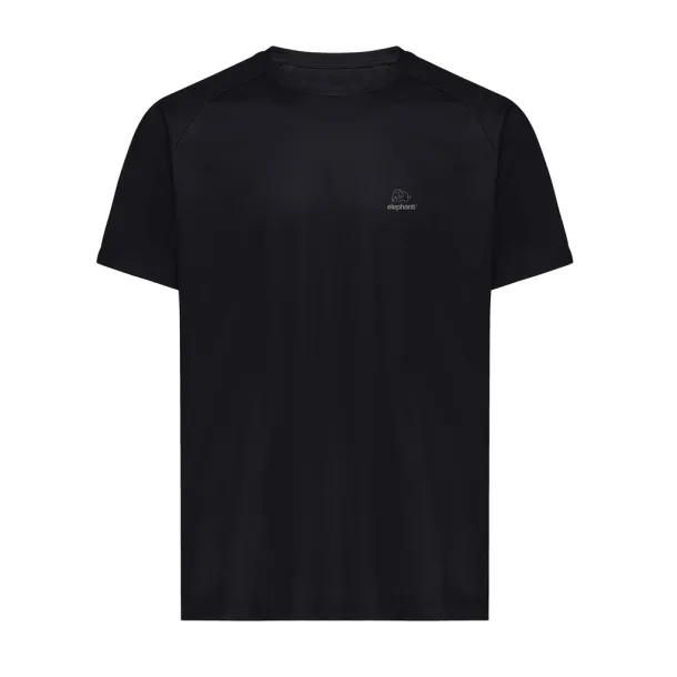  Iqoniq Tikal unisex quick dry sportska majica od recikliranog poliestera, 150 g/m2 - iqoniq Crna