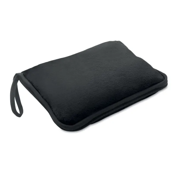 COZY 2 u 1 set putnih pokrivača, 220 gr/m² Crna