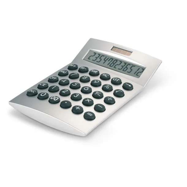 BASICS standardni 12-znamenkasti kalkulator Mat srebrna