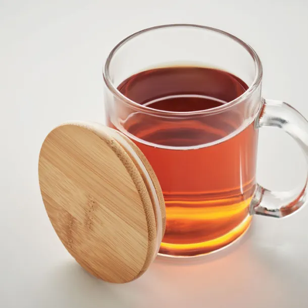 CELESTIAL Recycled glass mug 300 ml Transparent