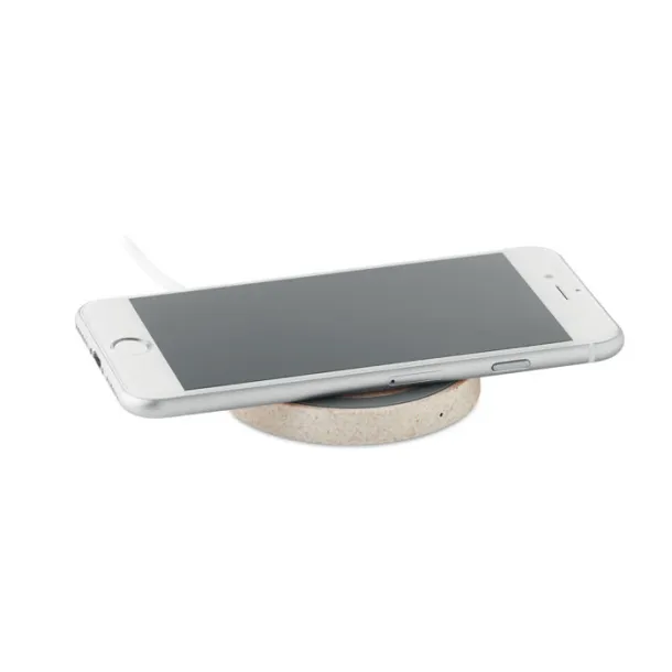 PLATO+ W/less charger wheat straw/ABS Beige
