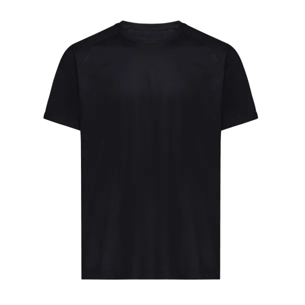  Iqoniq Tikal unisex quick dry sportska majica od recikliranog poliestera, 150 g/m2 - iqoniq Crna