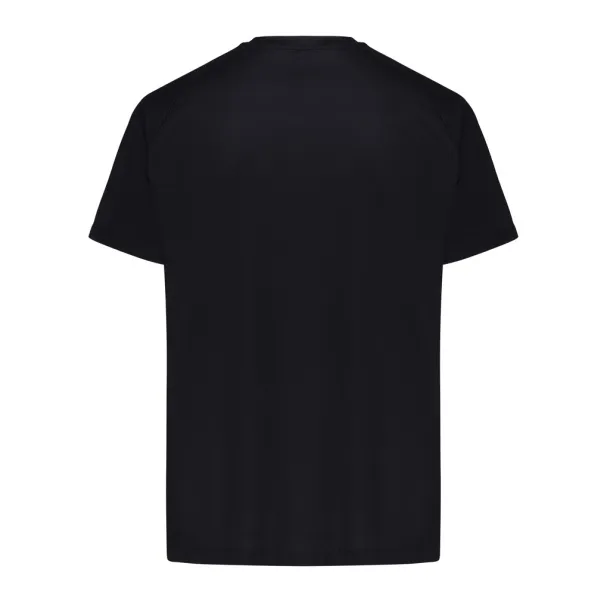  Iqoniq Tikal unisex quick dry sportska majica od recikliranog poliestera, 150 g/m2 - iqoniq Crna