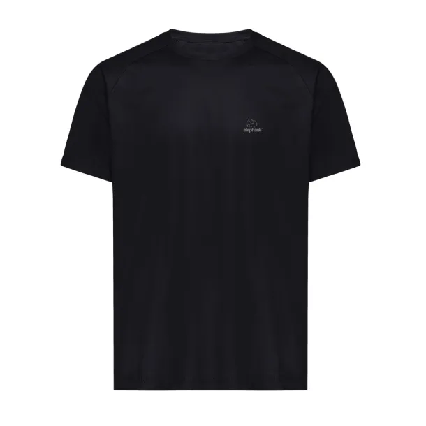  Iqoniq Tikal unisex quick dry sportska majica od recikliranog poliestera, 150 g/m2 - iqoniq Crna