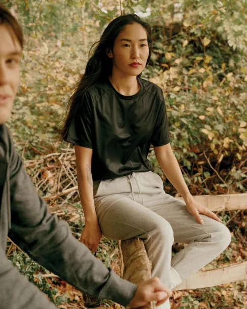  Iqoniq Tikal unisex quick dry sportska majica od recikliranog poliestera, 150 g/m2 - iqoniq Crna